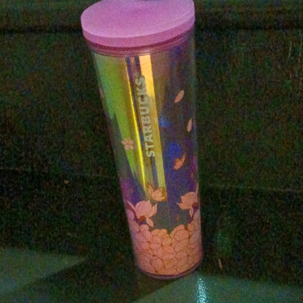 Starbucks Pink and Purple Tumbler